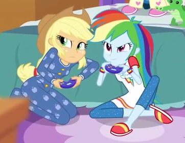 Pyjama party mane six 1